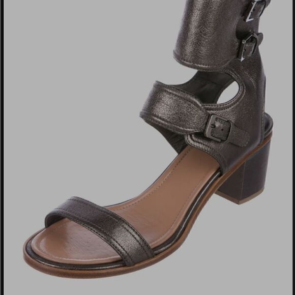LAURENCE DACADE herlin mettalic sandals size 40 - Picture 1 of 10